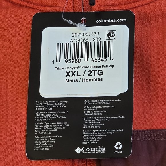 ✨️Host Pick✨️ Titanium Triple Canyon™ Grid Fleece Full Zip Jacket - XXL - Picture 5 of 14